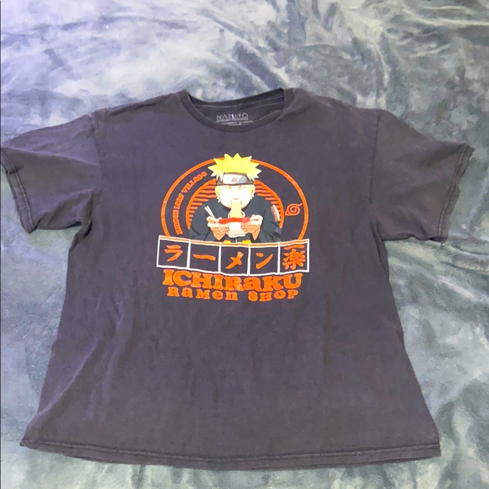 Naruto Shippuden Collection Ichiraku Ramen Shop T-Shirt - Black L(42/44)